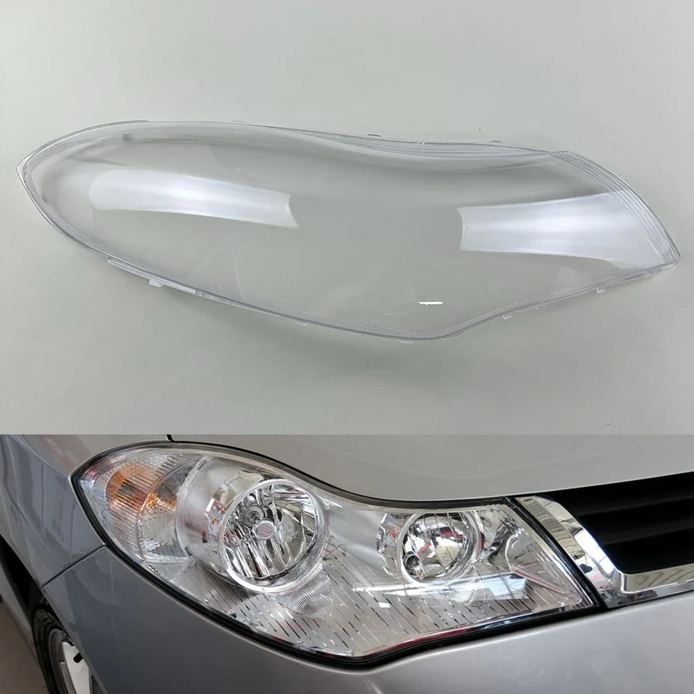 

For Chery Fulwin 2 Hatchback 2009~2012 Front Headlight Cover Headlamp Cover Lamp Shell Transparent Lampshade Lens Plexiglass