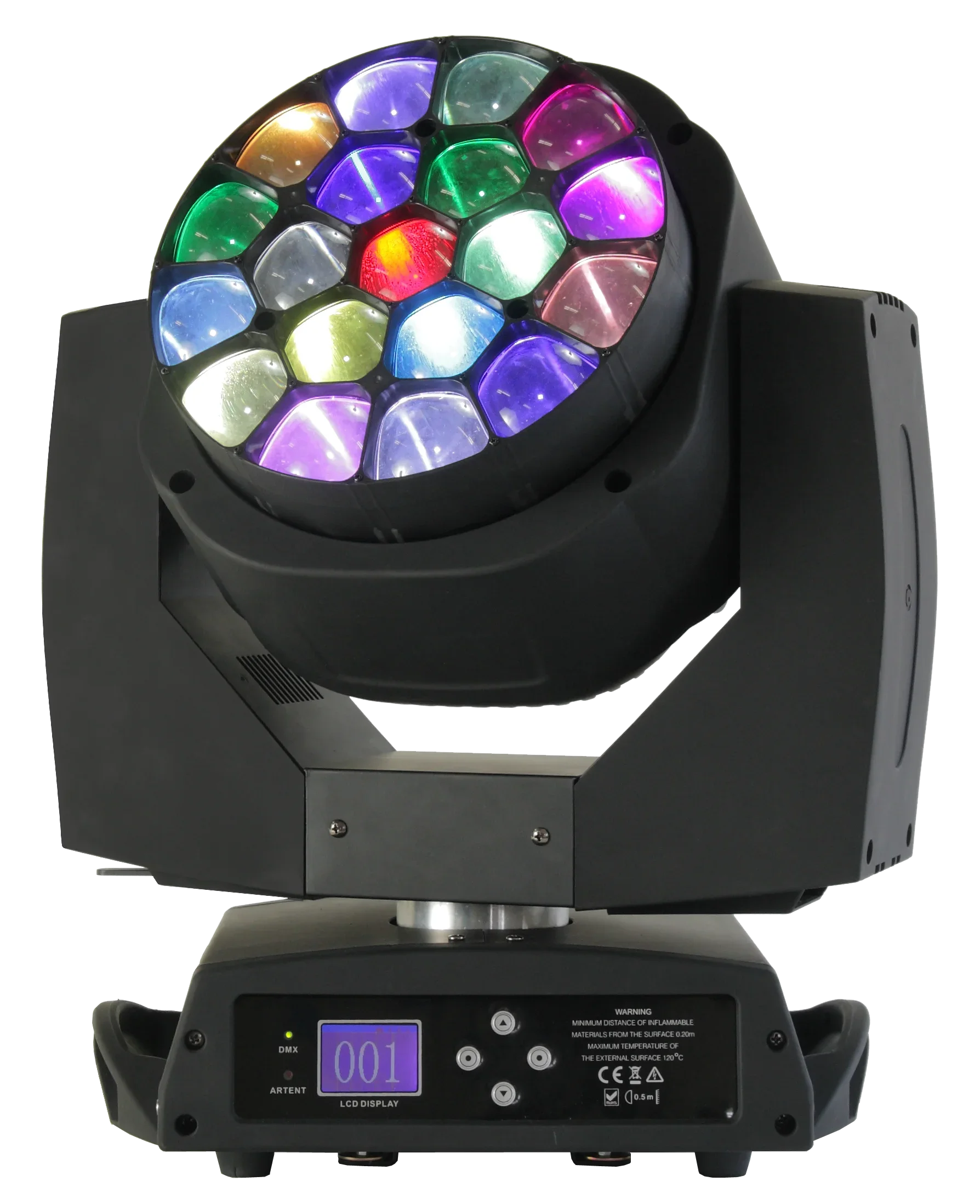 

hot sale high brightness lamp beads rgbw led Big Eyes K10 Wash Moving Head Light