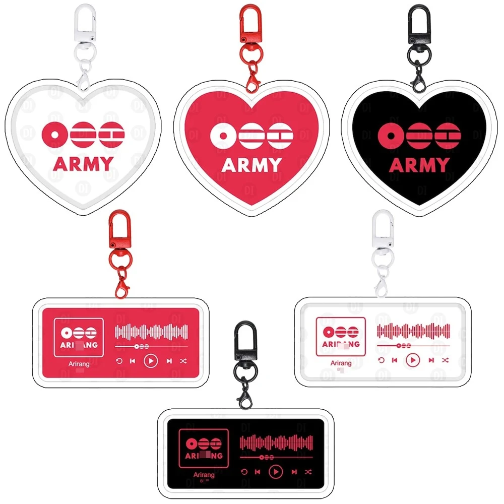 

For Music Peripheral Acrylic KeyChain Custom Cute Creativity Exquisite Backpack Accessories Pendant Festival Toys Gift