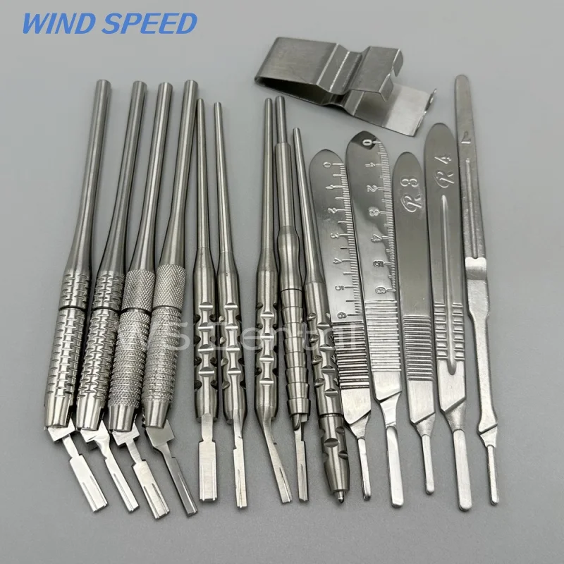 Scalpel Blades Handle Stainless Steel Blade Knife Holder 3 # 4 # 7 Handles For Hobby DIY Carving Repairing Tools