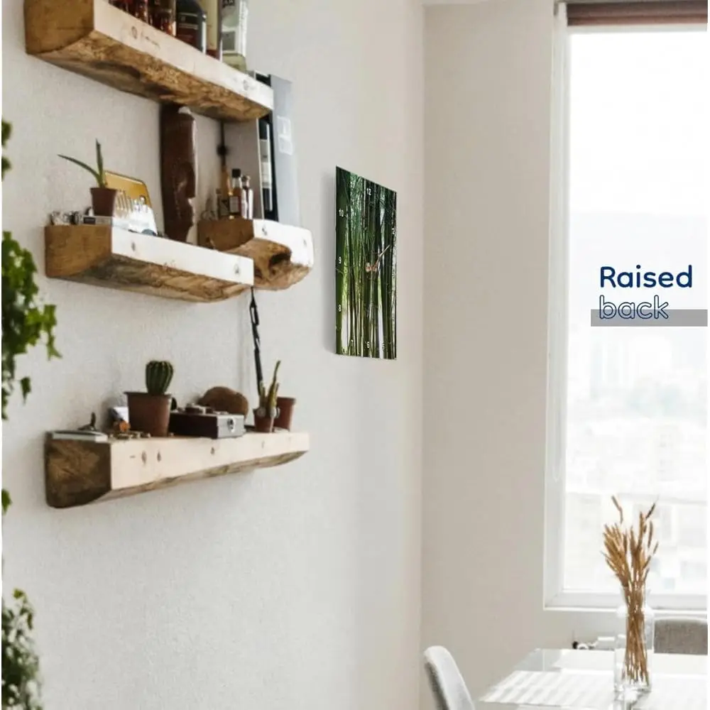 Jam Dinding Dekat Bambu, 10 Inci (Dpp_18608_1)