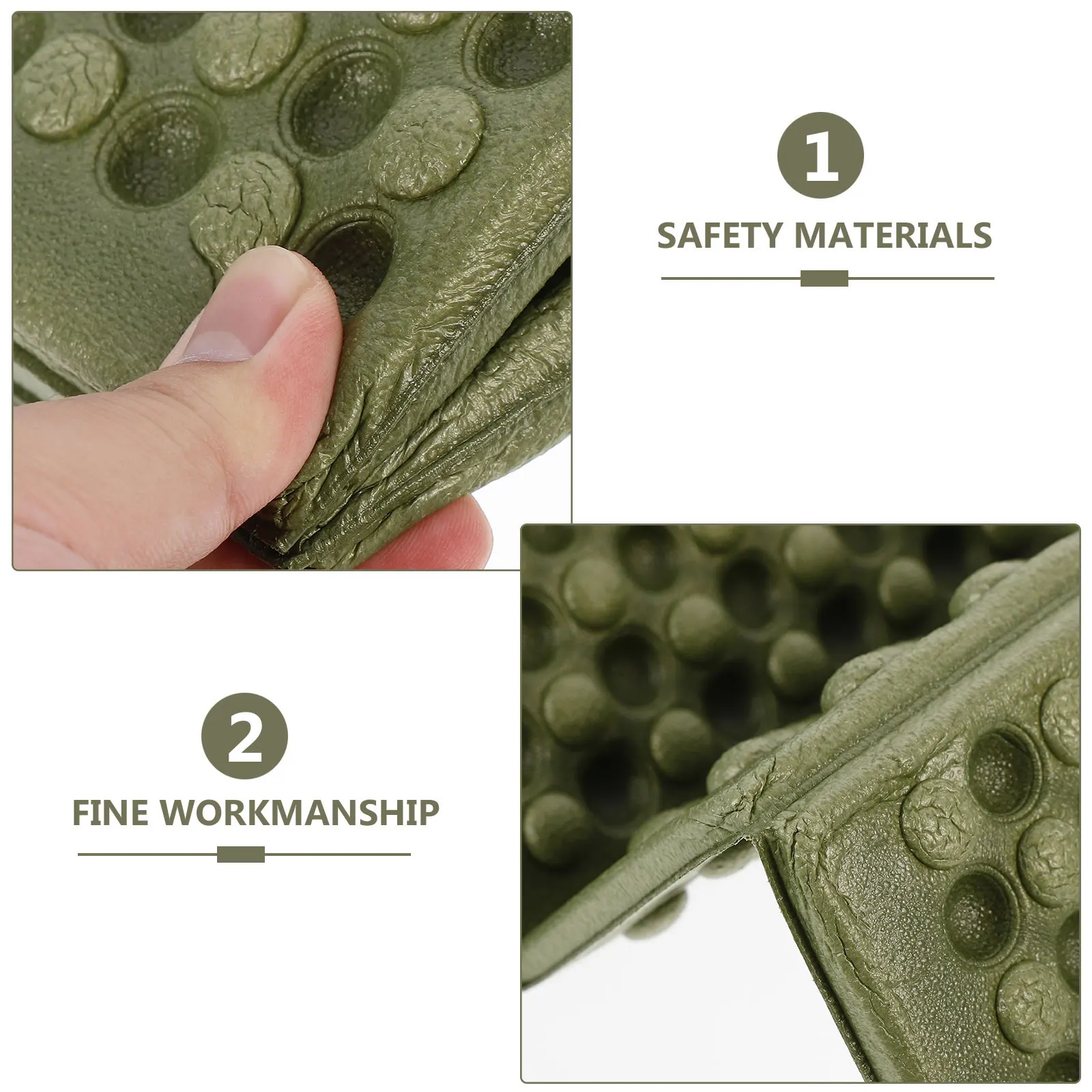 

2pcs Folding Xpe Cushion Cushion Mat Outdoor Portable Picnic Camp Xpe Material Durable Moisture-Proof Bright Color