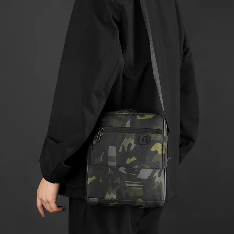 Men's waterproof travel leisure cross-body backpack large capacity wear-resistant waterproof one shoulder diagonal span bag