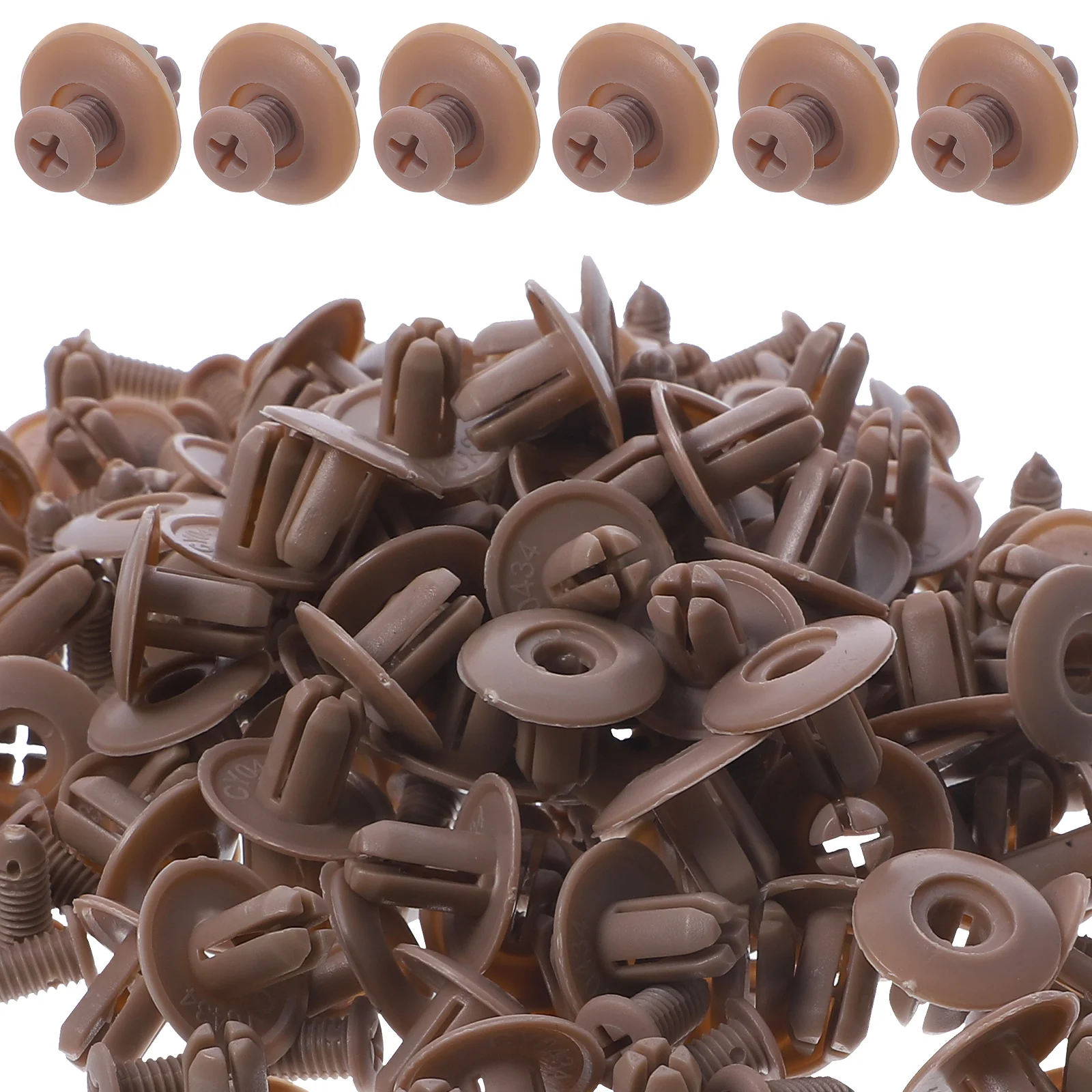 

50Pcs High Quality Plastic Rivets for Car Bumper Fixation Strong Fixator for Vehicle Accessories