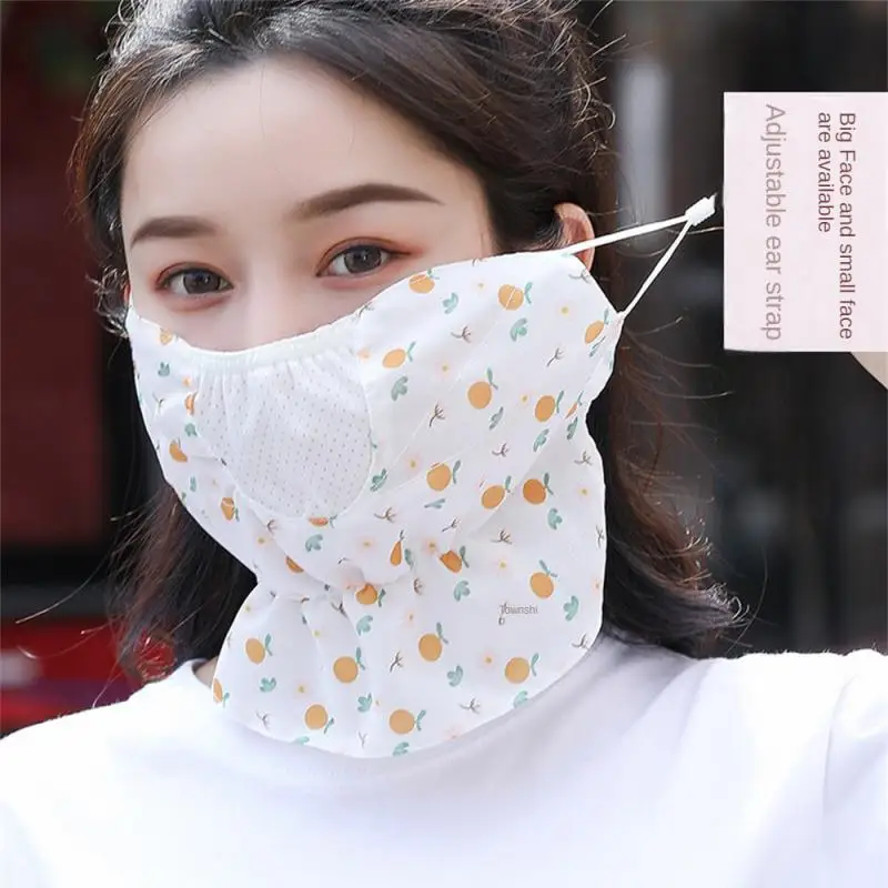 1~10PCS Summer Mask Colorful Uv Resistant Anti-dust Breathable Resistant Sun Sports   Entertainment Hiking Scarves Camping