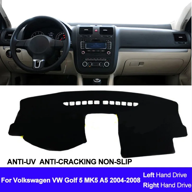 

For Volkswagen VW Golf 5 MK5 A5 2004 2005 2006 2007 2008 Car Dashboard Cover Dash Mat Dashmat Pad Carpet Sun Shade Car Styling