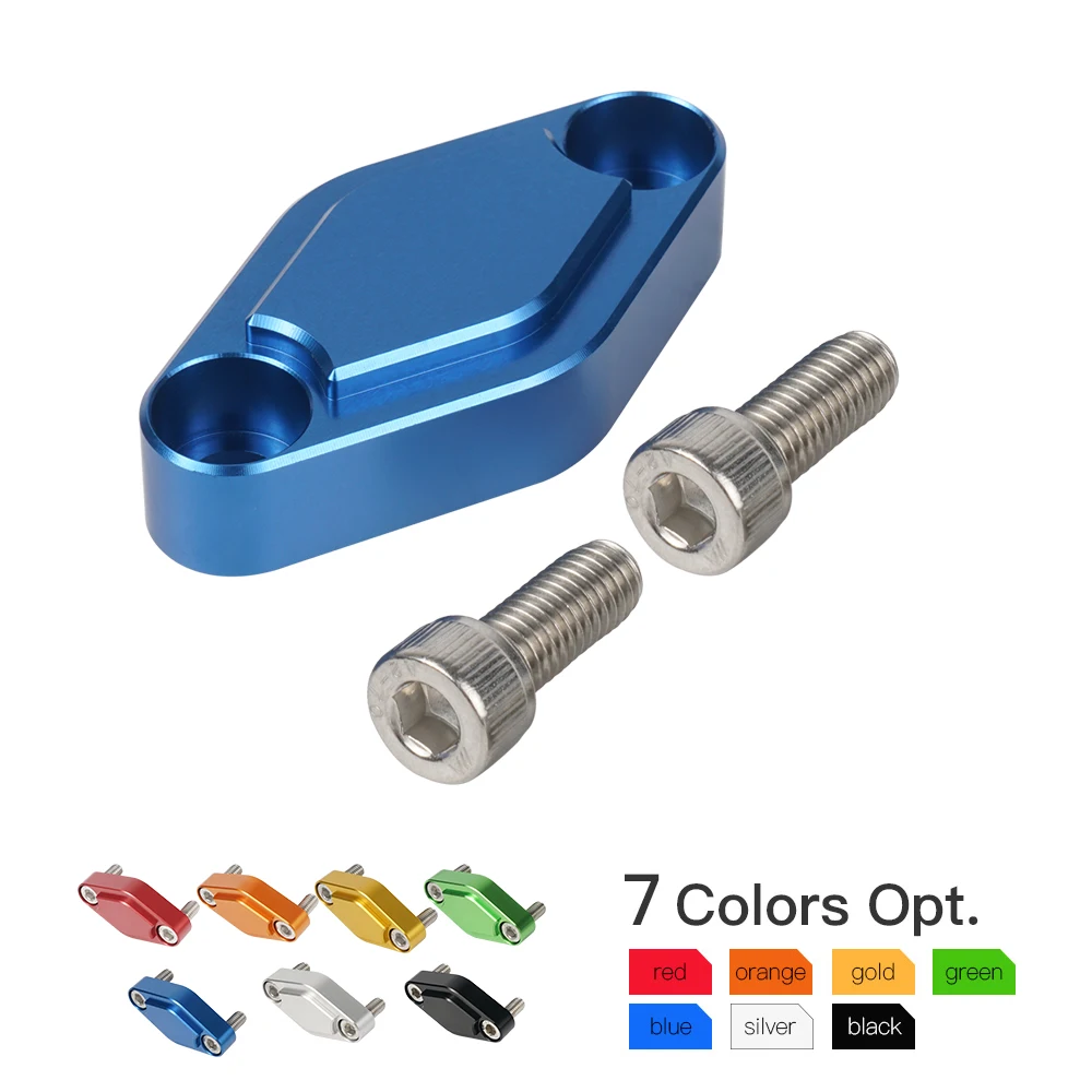 NICECNC ATV Universal Parking Brake Block Off Plate Aluminum For Honda TRX450R Yamaha Raptor 700 YFZ450R Banshee 350 Can Am