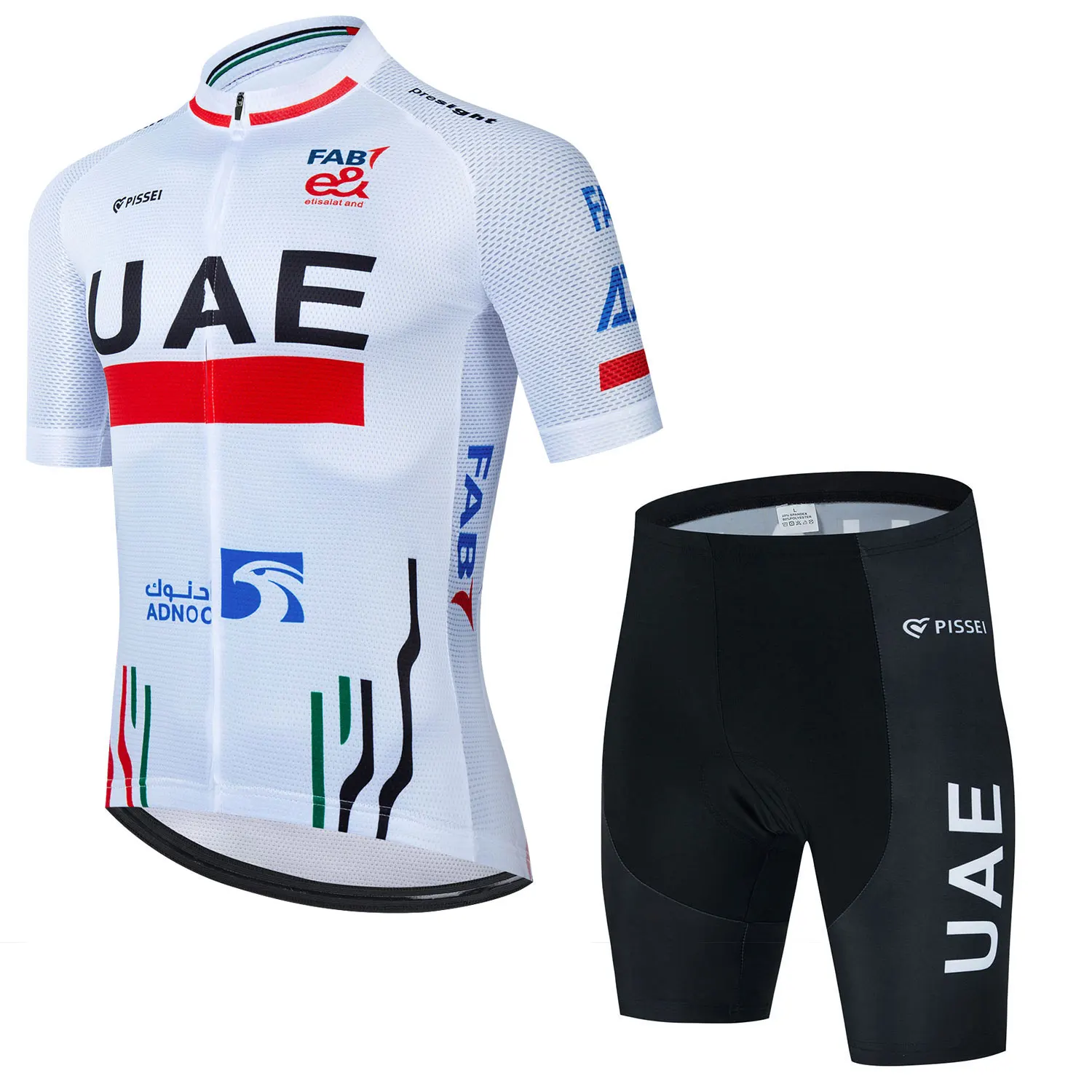 2024 Uae Team Cycling Jersey Set Summer Road Bike Shirts Suit Bicycle Bib Shorts Men\'s Cycling Clothing MTB Wear Maillot Culotte