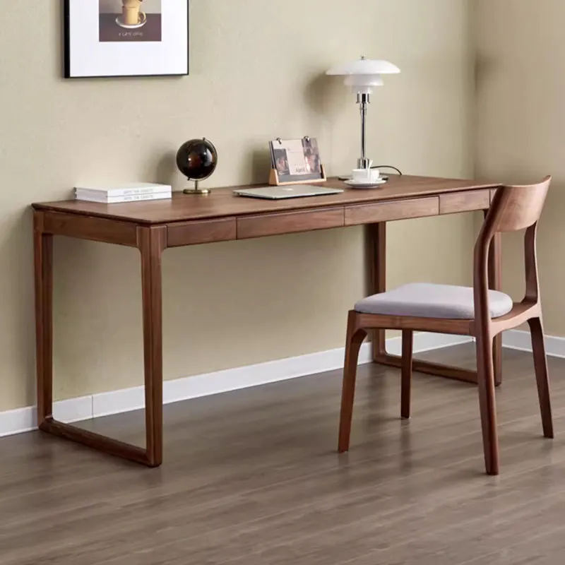 مكتب كتابة مكتب أمريكا الشمالية قابل للتخصيص، مكتب كمبيوتر منزلي حديث وبسيط