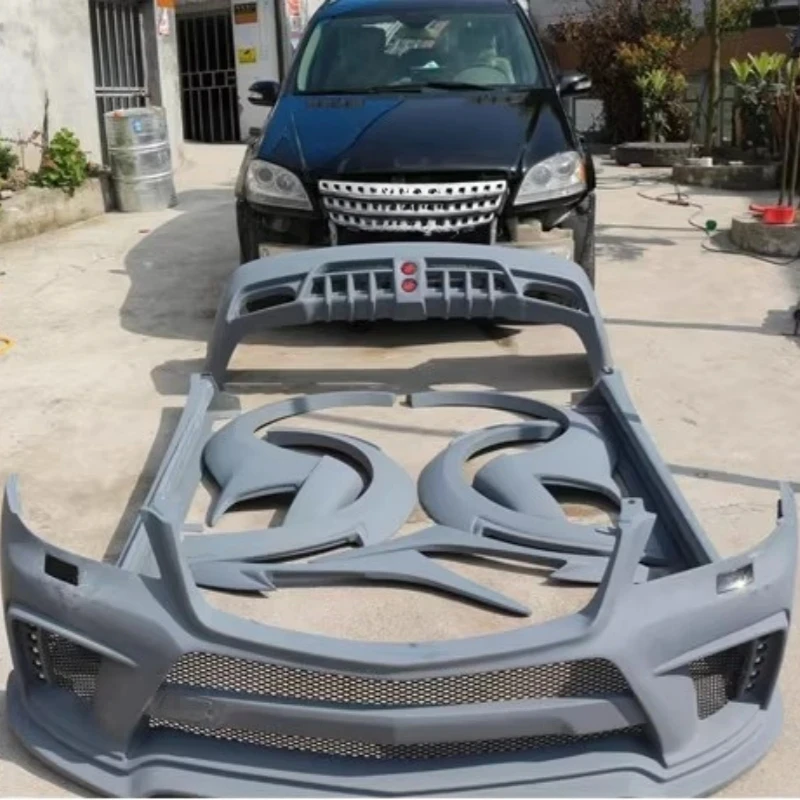 Car Accessories Tuning Body Kit Fr/Rr Bumpers Side Skirts Fender Flares for W164 ML300/350/400/500