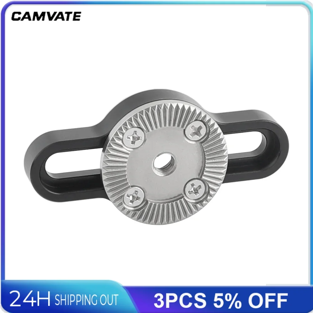 CAMVATE Standard ARRI Rosette Connecting Mount With M6 Thread & 1/4