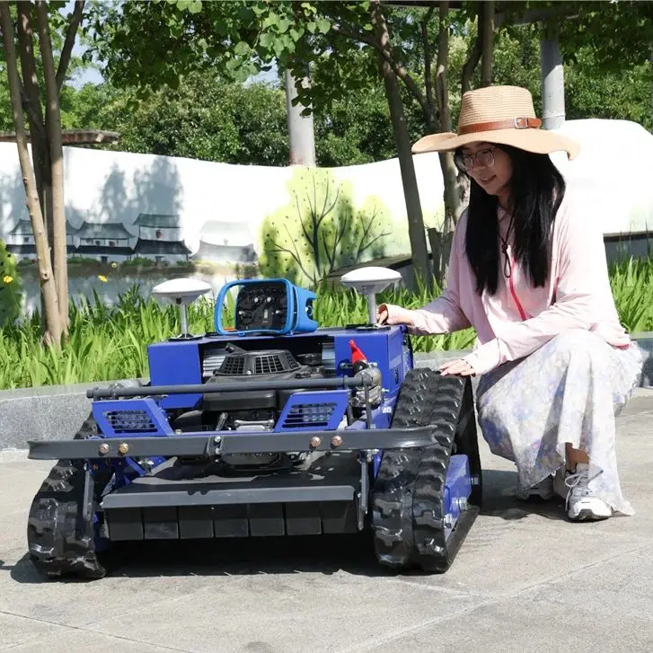 

Customized Hot Sales Gas Powered GPS Lawn Mower Self Propelled Lawn Mower Zero Turn Lawn Mower Auto Navigation For lawn