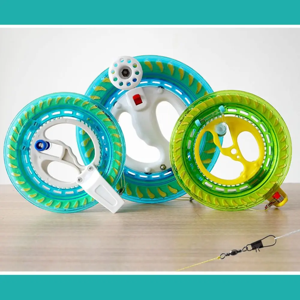 Máquina bobinadora para colgar al aire libre, accesorios para cometas, carrete para cometas, herramienta con mango volador, tipo Clip, máquina bobinadora, rollo de cometa