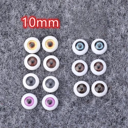 2 Pairs10MM Eyeball DIY Toy Accessories Eye Plush Animal Eye Accessories Doll Eyeball Bjd Doll Eys