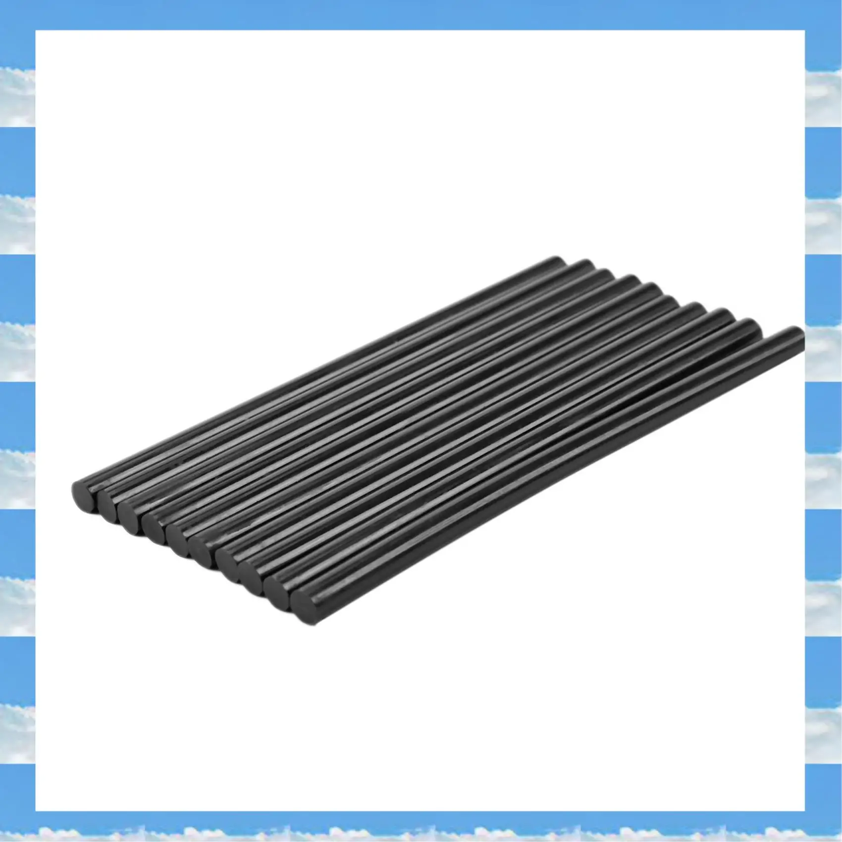 

A11I 20PCS Hot Melt Glue Adhesive Sticks 150X7mm Black