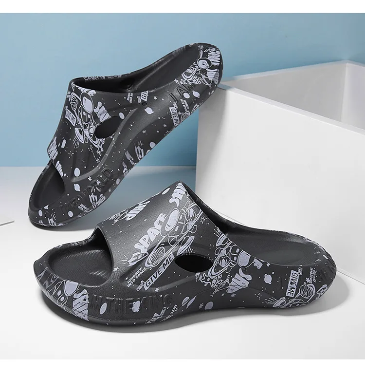

Men Sandals Slipper Home Flat Unisex Shoes Pillow Slippers for Women Thick Sole Sandals Beach Outside and Home Flip Flops