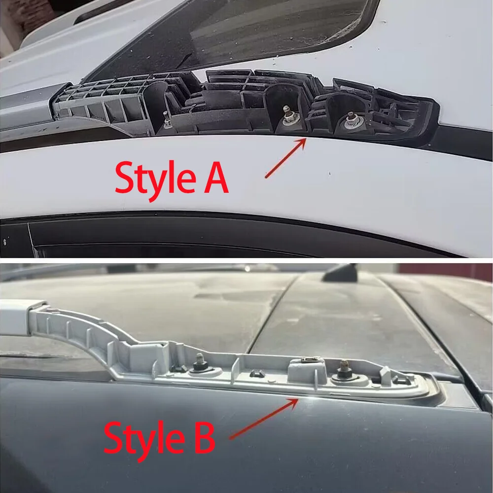 Car Roof Rack Cover for Hyundai Tucson LM 2010~2015 2011 Black Luggage Bar Part Rail End Shell Cap Trim Shell Accessories