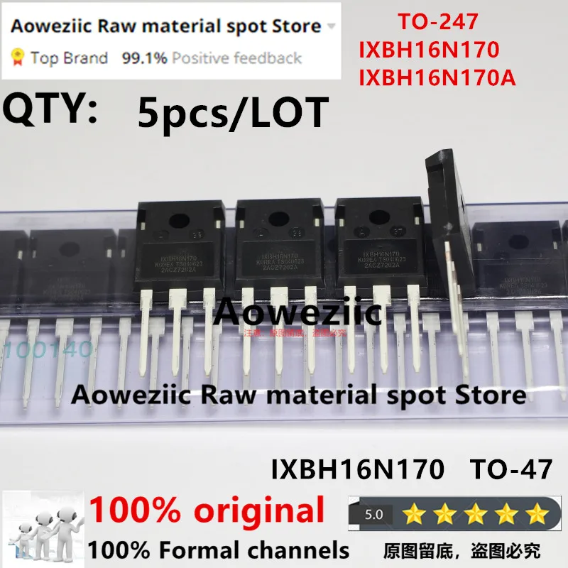 

Aoweziic 2023+ 100% New Imported Original IXBH16N170 IXBH16N170A TO-247 IGBT High-Power Transistor 25A 16A 1700V