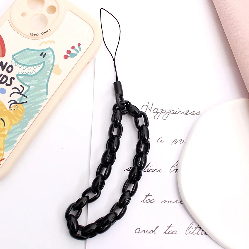 Acrylic Phone Charm  Anti-Lost  Femme  Lanyard Chain Lanyard  Women Mobile  Phone  Straps  Fashion Jewelry  Accessories