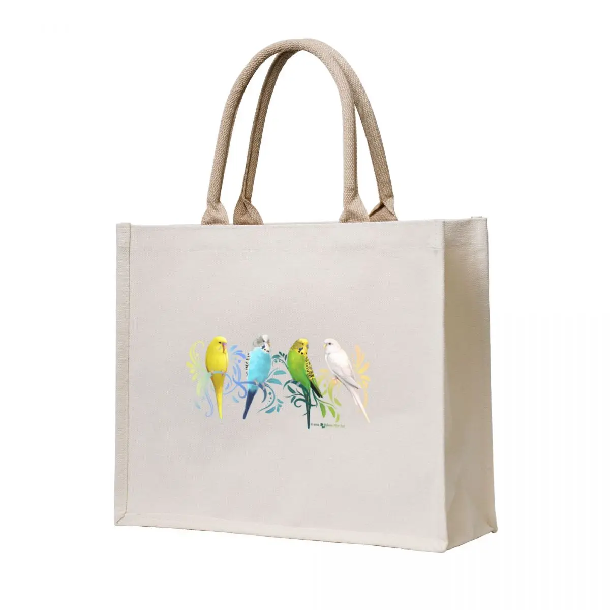 

Colorful Parakeets Tote Bag canvas shopping bag bag for beach tote women