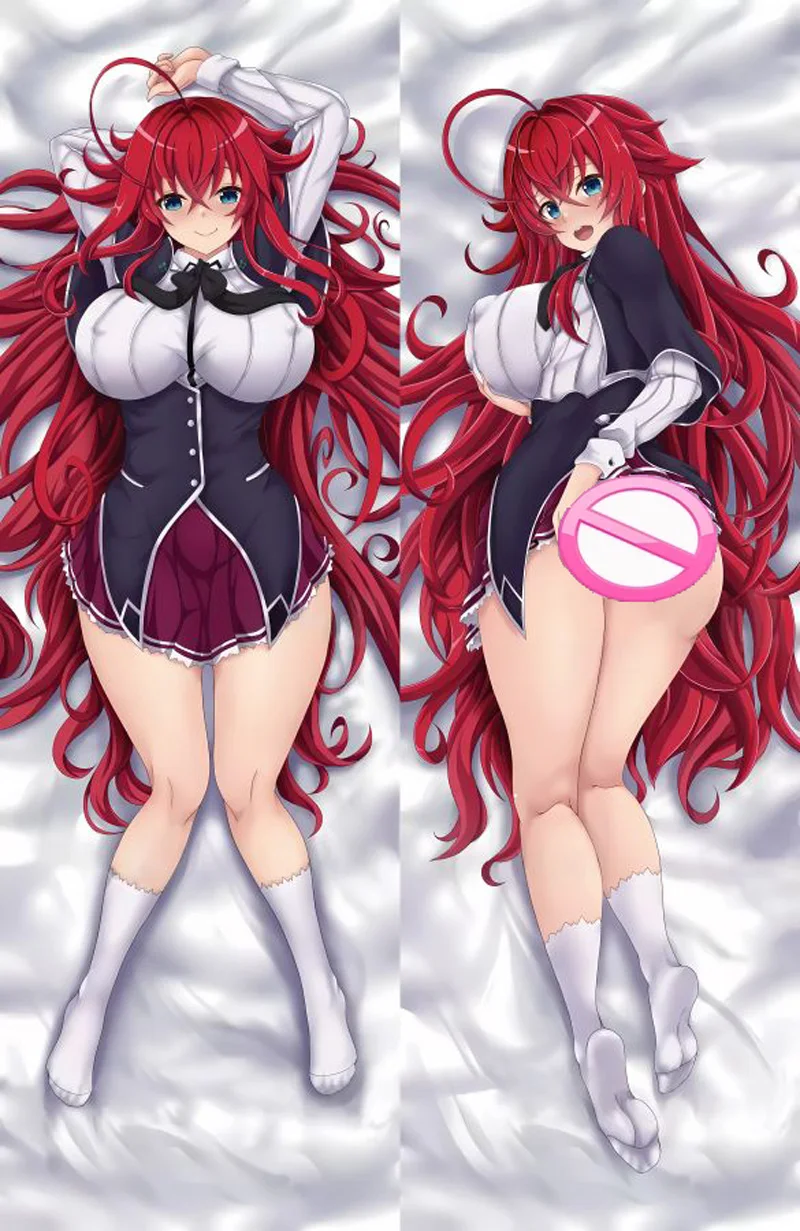 

High School DXD Dakimakura Anime Girl Rias Gremory Body Pillowcases Otaku Bedding Hugging Throw Pillow Cover Peachskin Drop Ship