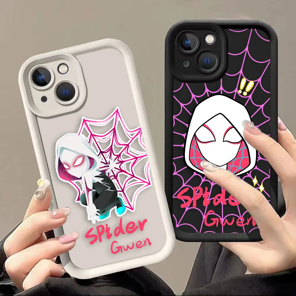 

Marvel Spider Gwen Phone Case For OPPO RENO 12 11 10 8 8T 7 7Z 6 6Z 5 4G 5G PRO PLUS Soft Silicone Case Cover Funda Coque Shell