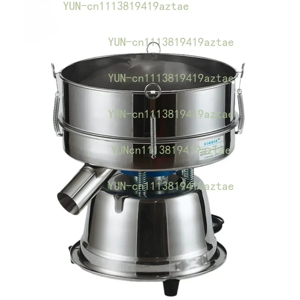30CM Small Stainless Steel Electric Vibrating Sieve Machine Powder Particle Sieving Filtration Separation Shaking Screen Machine