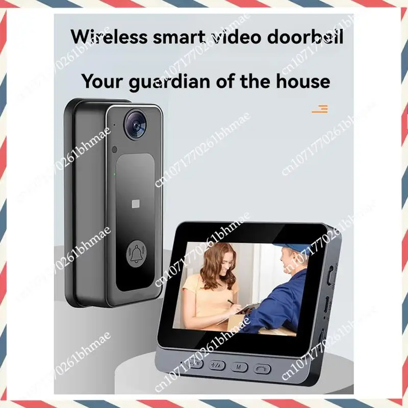 -A21Z Tuya Video Doorbell Camera Wireless Intercom 4.3In LPS-Screen HD Night Vision Smart Security Visual Doorbell
