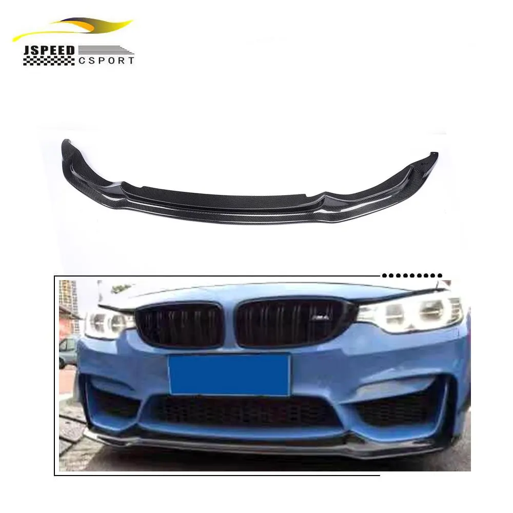 

JCSPORTLINE Carbon Fiber Front Lip for BMW F80 M3 F82 M4 2014-2017 (fits: M3 M4)