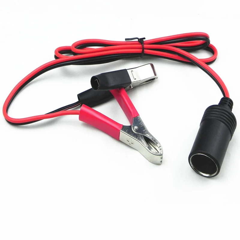 Auto Batterie Terminal Clip-on Zigarettenanzünder Steckdose Adapter 12v Camping Weihnachten