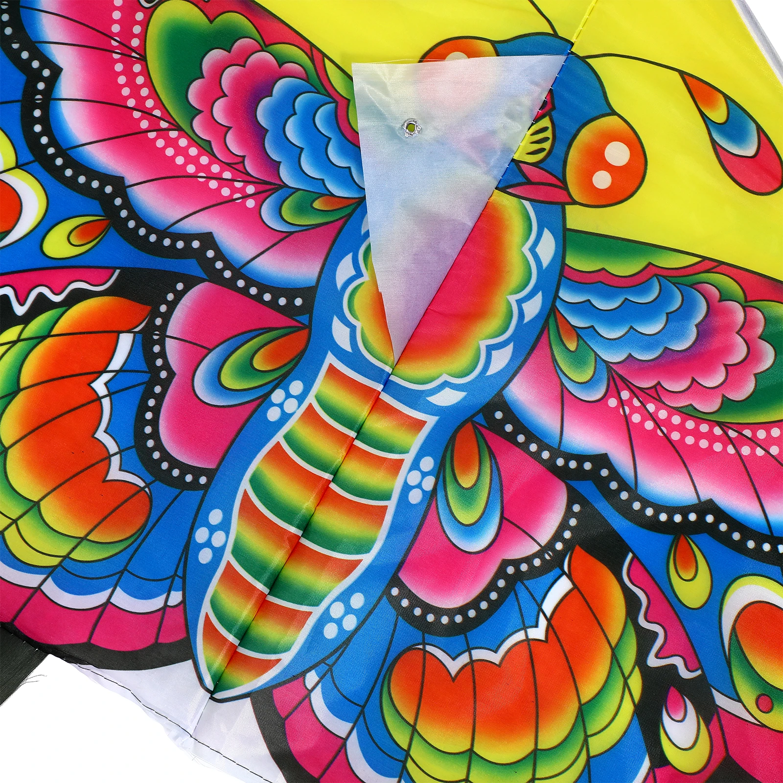 8 conjuntos de borboletas triangulares para crianças, jogos ao ar livre, pipa de vento colorida, fácil de voar, pano criativo, jogos ao ar livre, pipa