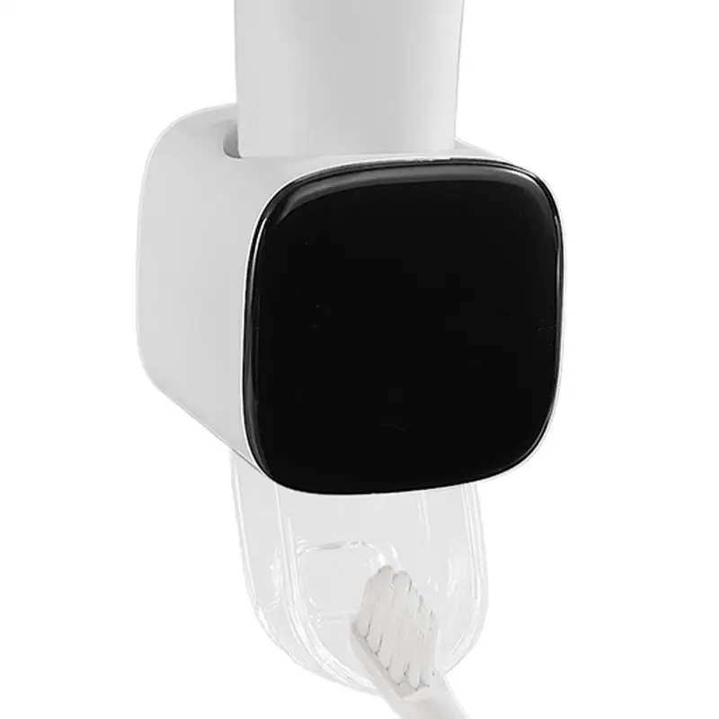 

Диспенсер для зубной пасты для детей Компактный держатель для зубных щеток Диспенсер для зубной пасты Настенный для ванной комнаты Автоматическая зубная паста