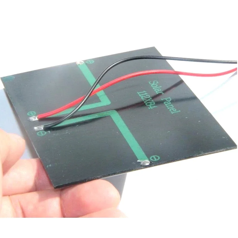 حجم صغير 1.2 واط 6 فولت الألواح الشمسية وحدة الخلايا الشمسية الكريستالات مع كابل لسهولة لتقوم بها بنفسك الألعاب الشمسية ضوء الشمس 112*84 مللي متر 10 قطعة