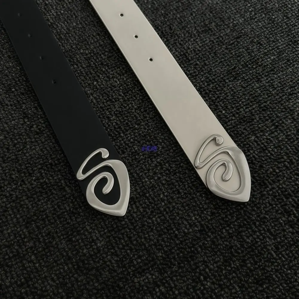 Fashion Retro Buckle Women's Belt Simple Style Luxury Versatile Waist Belt Solid Color PU Leather Business Waistband Unisex