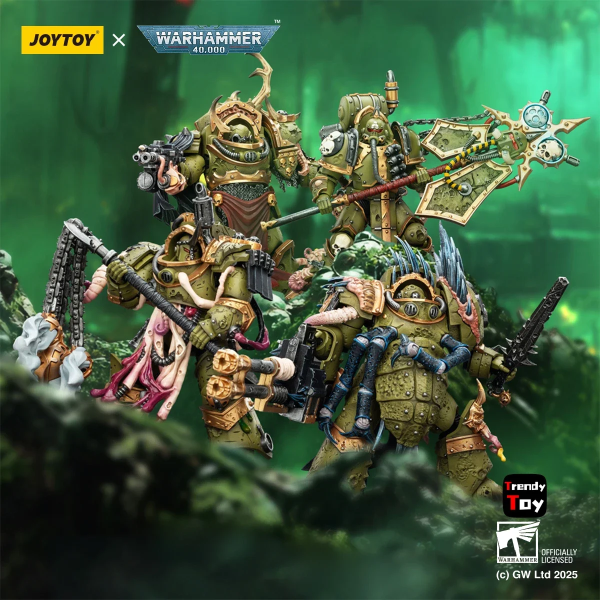 【joytoy】40k-death-guard-blightlord-terminator-plague-marine-icon-bearer-1-18-action-figure