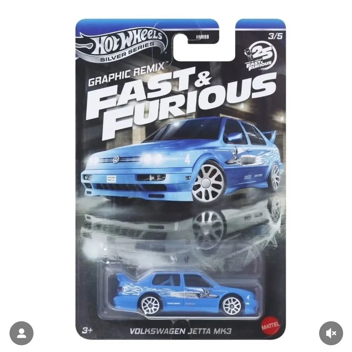 새로운 1/64 핫휠 FAST & FURIOUS HNR88 자동차 모델 2025 실버 라벨 미쓰비시 EVO 혼다 컬렉션 합금 자동차 모델 장난감 선물
