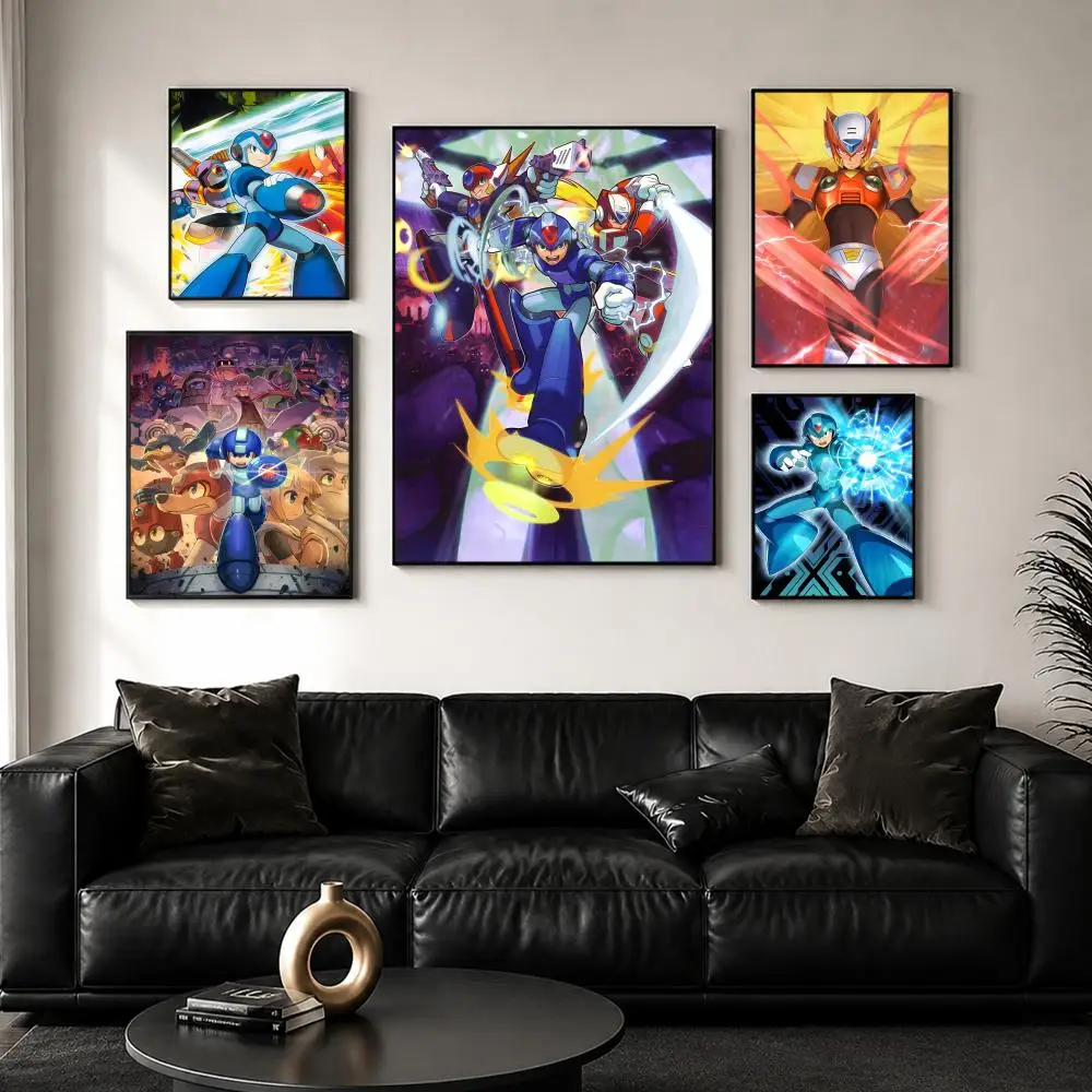 Zero R-Rockman Megaman X Zero  Painting Calligraphy Wall Art Canvas Poster Premium Home Decor Print for Living Room Bedroom