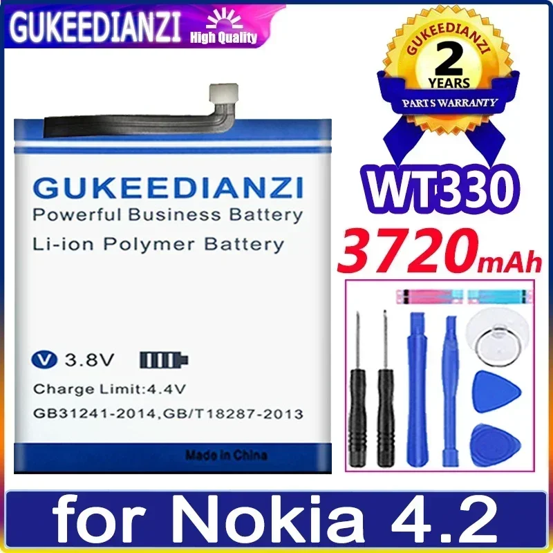 

Аккумулятор большой емкости для телефона WT330 3720 мАч для Nokia 4,2 WT 330 Nokia4.2, сменный портативный аккумулятор для смартфона