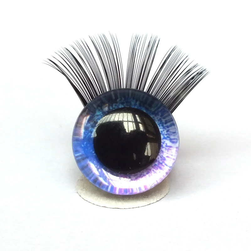 20pcs Toy Eyelash Size 12-30mm Only The Eyelash DIY Plush DIY Doll Making Supply Accessories Plush Toy Eyes Eyelash