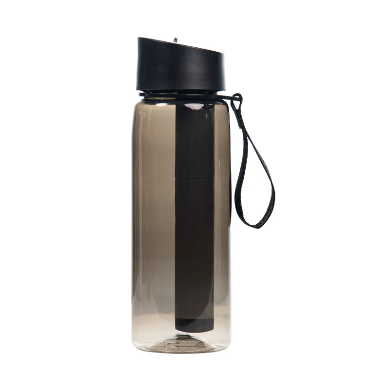 China Oem Outdoor Portable Logo Outdoor Drinking Replaceable Water Bottle Filtering System With Alkaline Filter