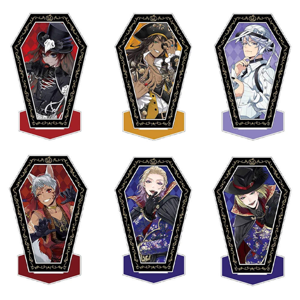 

Anime Peripheral Twisted-Wonderland Floyd Leech Jamil Viper Vil Schoenheit Scary Dress Double insertion Acrylic Stand ornament