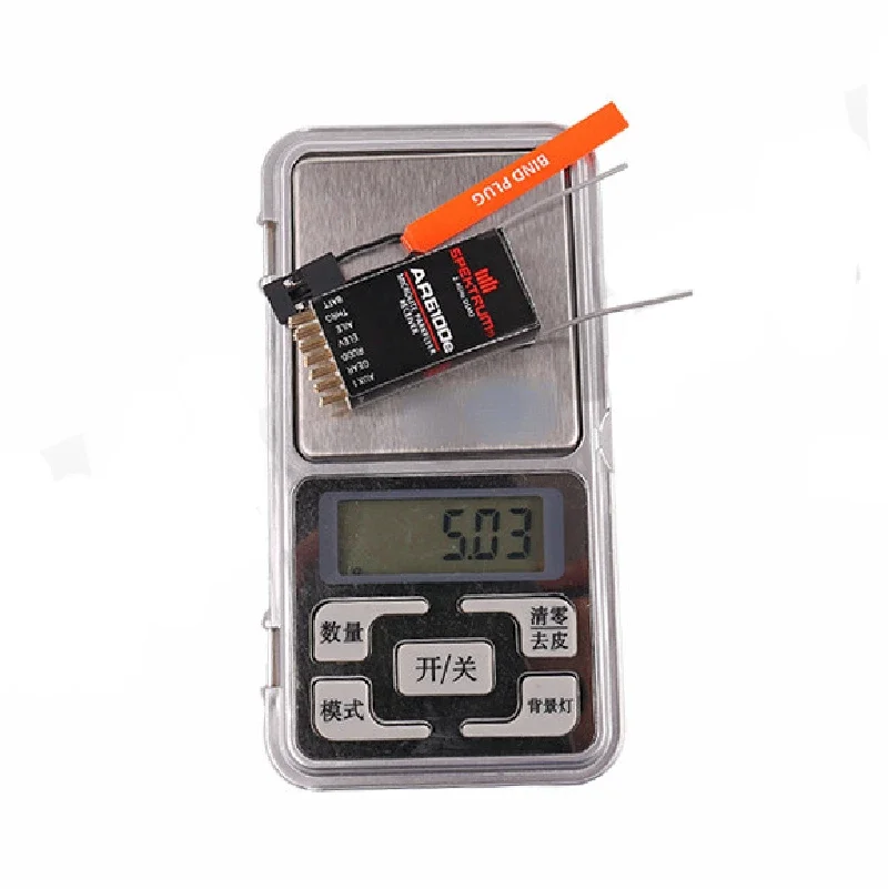 DSM2 AR6100E 6-Channel 2.4GHz RC Receiver Compatible SPEKTRUM DX6I DX7 DX8 DX18 JR DSX6 DSX9 Transmitter of RC Helicopters