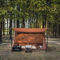 Tents Outdoor Camping Waterproof  Ultralight 2 Ppl Rodless Single Iayer Tent Shed Survival Equipment Hiking Supplies