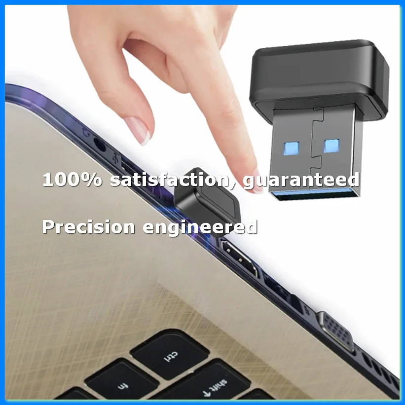 USB Fingerprint Key Reader U2F Biometric Fingerprint Scanner Anti-Spoofing Biometric Mini Security Key Dongle-A23R