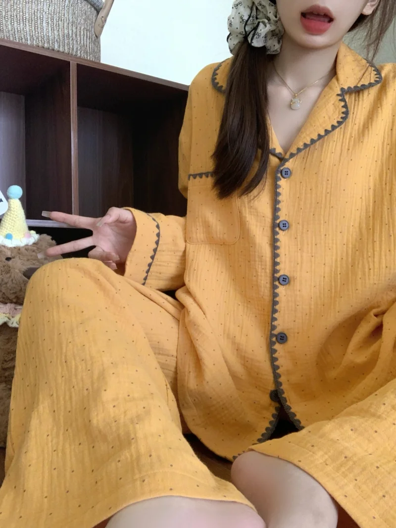 

Pajama Costume Sets Women Summer Modal Rainbow Design Morning Coffee Loungewear Elastic Waist Tie Front Cap Sleeve Knee Length
