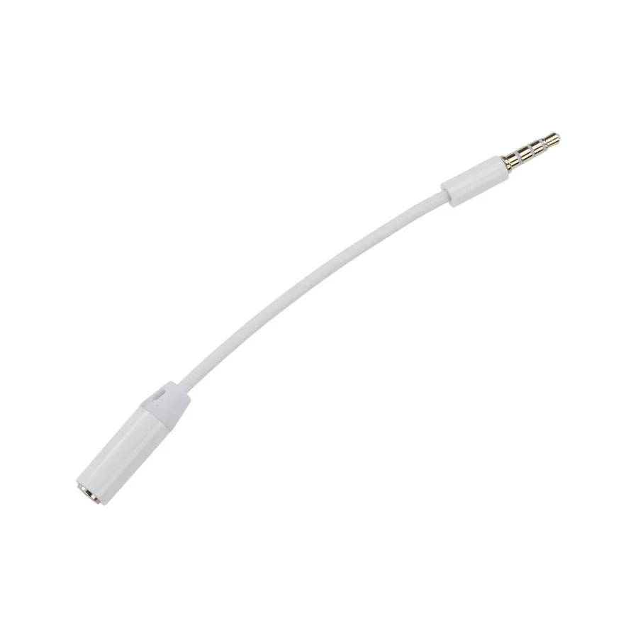 

100pcs Short Headphone Aux Extension Cable 3.5mm Jack Male to Female Audio Stereo Extender Cord for Earphone Speaker