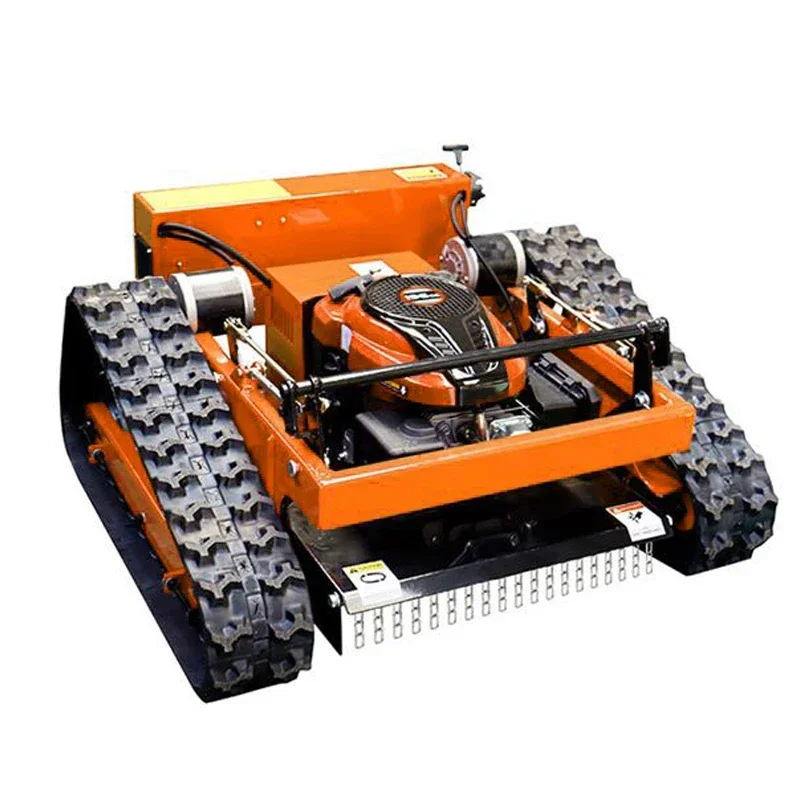 

4 Stroke Public Gasoline Powered Brush Cutter Robotic Remote Control Mini Small Lawn Mower