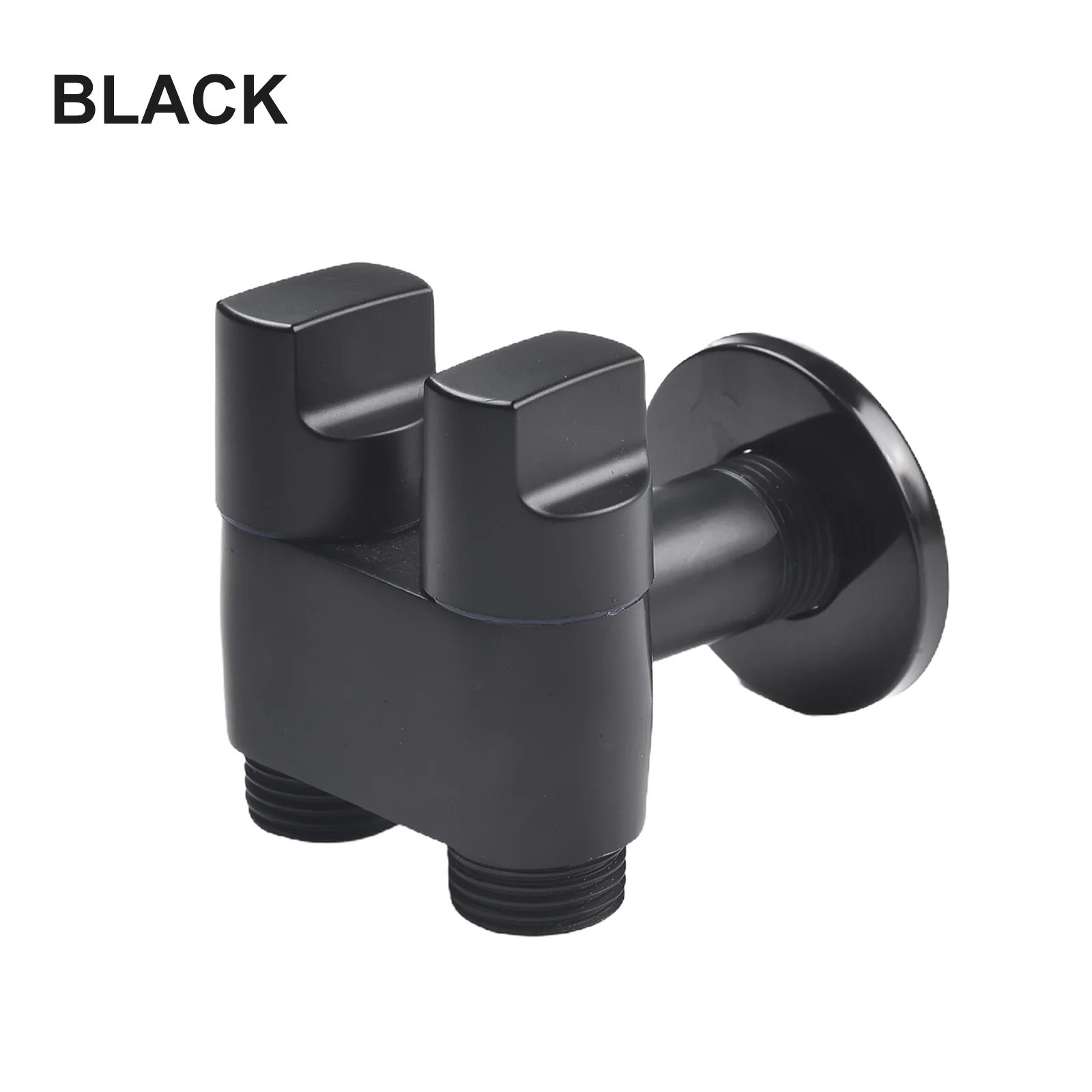 Angle Valve Bidet Sprayer Garden Double Control Triangle Valve Decorative Cover 4-point Interface Alloy Dual Socket