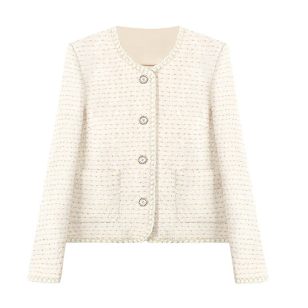 

Apricot women's coat autumn new shag coat