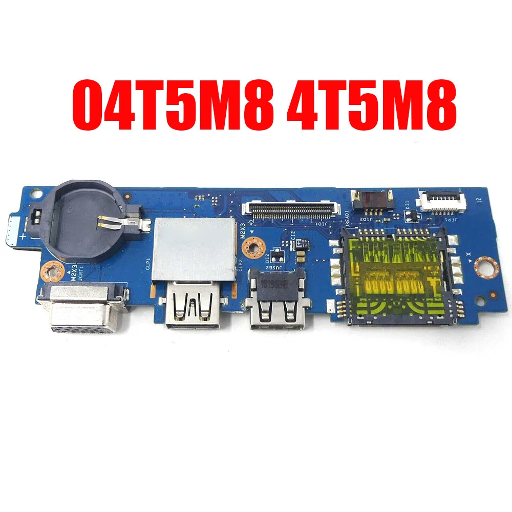 

04T5M8 4T5M8 Laptop Card Reader USB VGA I/O Board For DELL For Vostro 5568 LS-D821P BKD50 New